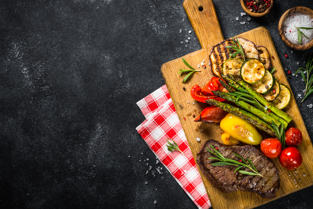 Grilled Meat and Vegetables